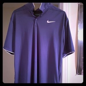 Navy Blue Nike Polo